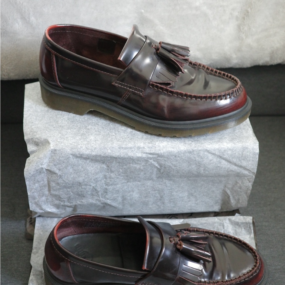 Dr. Martens Brown Leather Adrian Loafers